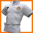 Italy Italia Football White Polo T Shirt Soccer 2012 Team M / 90S