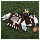 Football Lettermans Jacket by Mud Pie 0   6 Months   Great Baby Shower 
