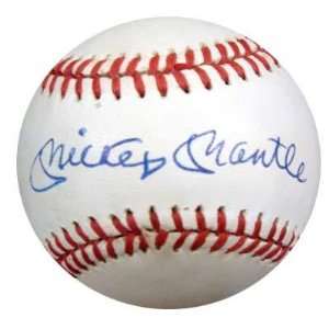 Mickey Mantle Signed Baseball   AL PSA DNA #P04287   Autographed 