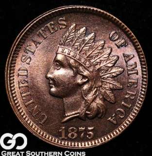   Indian Head Penny SOLID GEM BU++ ** ATTRACTIVE RED SURFACES  