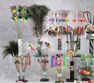 Vee Cat Feather Leather or Tassel Teaser Toy Wands  
