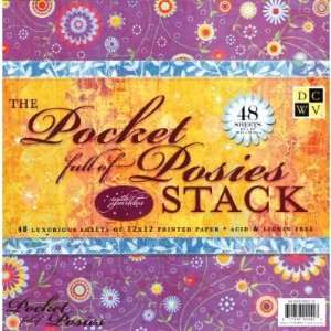  Pocket Full Of Posies Paper Stack (12 X 12) 48 Sheets 
