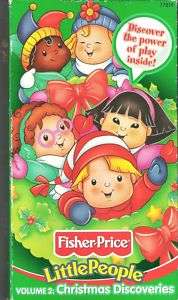 FISHER PRICE LITTLE PEOPLE V2 CHRISTMAS DISCOVERIES VHS  