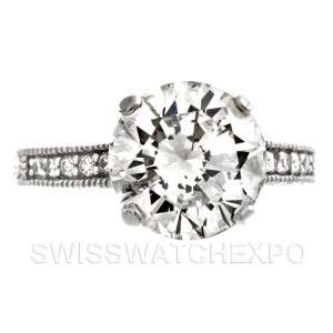 DIAMOND ENGAGEMENT RING 4.01 CT EGL Certificate K   VS2  