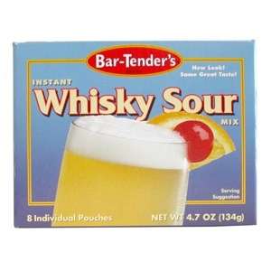 Whiskey Sour Bar Tenders Instant Cocktail Mix  12 Boxes 845033052981 