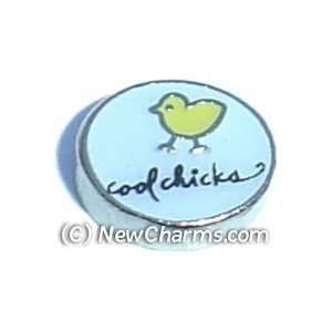 Cool Chicks Floating Locket Charm Jewelry