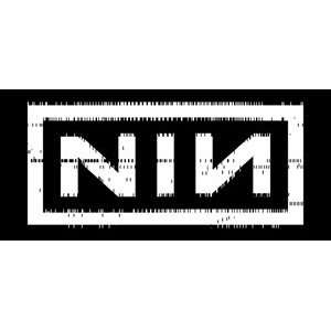  NINE INCH NAILS PUNCHCARD STICKER