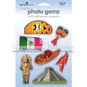  Mexico Photo Gem Stickers Arts, Crafts & Sewing