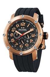 TW Steel Rubber Strap Chronograph Watch $895.00