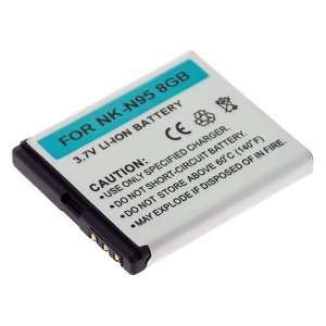   Battery for Nokia N95 8G Smartphone  Players & Accessories