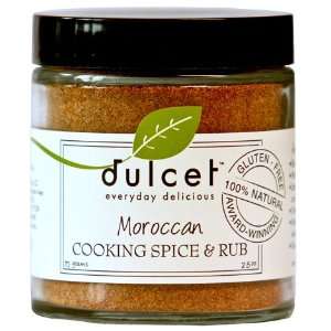 Dulcet Moroccan Cooking Spice & Rub (2.5 Grocery & Gourmet Food