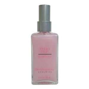  Bath & Body Works Luxuries Sweet Pea Shimmer Mist 3.4 oz Beauty