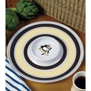   Penguins Melamine 14 Chip and Dip Set 