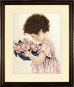 Dimensions Counted Cross Stitch kit 11 x 14 ~ AMYS ROSES #35031 
