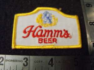 HAMMS Beer Deliverymans Uniform Shirt Patch, Unused  