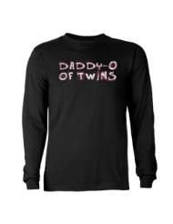 Daddy O of Twins Funny Long Sleeve Dark T Shirt by 