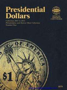 Whitman Coin Folder Album Presidential Dollar Folder Vol. I   P&D Mint 