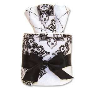   Black and White Hooded Towel Gift Cake