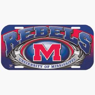  NCAA Ole Miss Rebels High Definition License Plate *SALE 