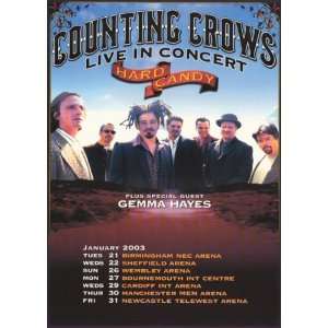  Counting Crows   Hard Candy   UK Tour 03 24x34 Poster 