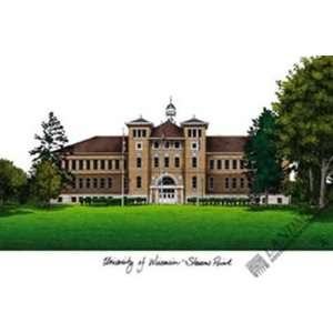  University of Wisconsin, Stevens Point Lithograph Only 