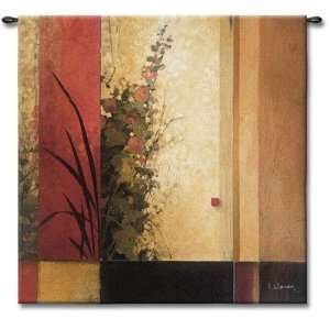   Fine Art Tapestries Hollyhock Gard II Large   Li Leger