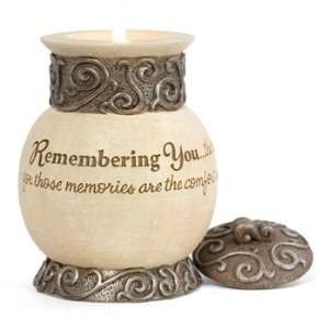  Comfort to Go Sympathy Round Candle by Pavilion