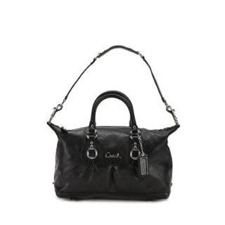  Coach Ashley Leather Large Convertible Satchel Handbag 