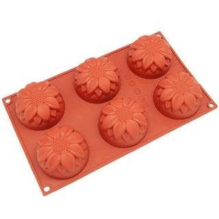 Silicone Rose, Leaf, and Sea Shell Chocolate and Butter Molds  