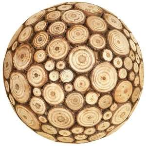  Wood Deco Ball   Factory Direct Accessories 13169wholesale 