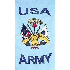  USA Army Applique Flag 28 x 48 Patio, Lawn & Garden