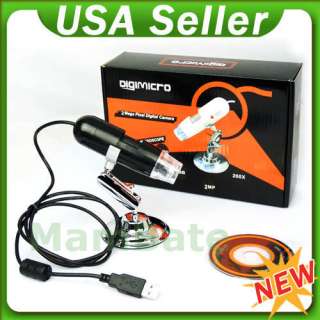 2MP USB Digital Microscope endoscope Magnifier 800X NEW 847977012076 