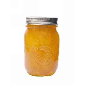 Peaches Fruit Preserve Jar Candle 