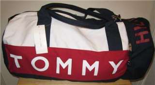 NEW TOMMY HILFIGER Duffle Gym Travel Bag NWT Large  