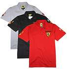 Ferrari F1 Racing Polo T shirt Short Sleeves Red, Black, White S M L 