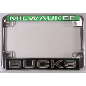  Milwaukee Bucks NBA Chrome Motorcycle RV License Plate 