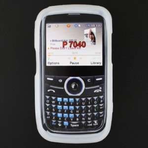 Clear Rubber Silicone Skin Case for Pantech Link P7040  