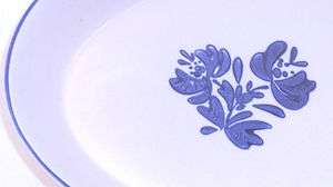 Pfaltzgraff Yorktowne Blue Floral 2 Oval Vegetable Bowls 10 x 7 Made 