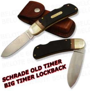 Schrade Old Timer DELRIN Big Timer Lockback Knife 51OT  