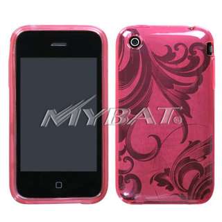 Pink Flower Hard Skin Case Cover 4 Apple iPhone 3G 3Gs  