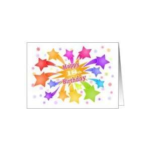  18 Years Birthday Card Shooting Stars Card Toys & Games