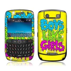   Skins MS BLG30015 BlackBerry Curve  8900  Boys Like Girls  Slime Skin