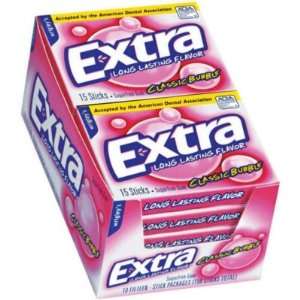 Extra Classic Bubble Gum, 15 Stick Slim Packs (Pack of 20)  