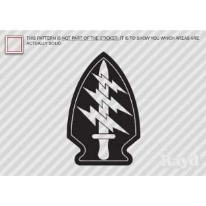  (2x) Special Forces Airborne Insignia   Decal   Die Cut 