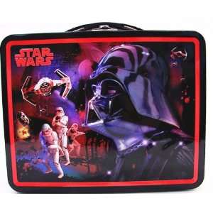  Star Wars Darth Vader and Troops Tin Lunchbox Everything 