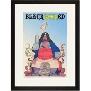  Black Framed/Matted Print 17x23, Blackbeered
