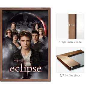  Bronze Framed Twilight 3 Eclipse Poster Group Cast Ed 