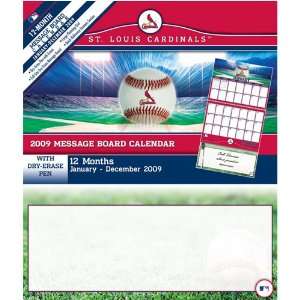   Louis Cardinals MLB 12 Month Message Board Calendar