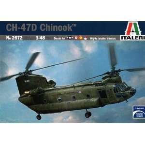  CH 47D Chinook Transport Helicopter 1 48 Italeri Toys 