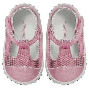 Pediped Originals Shoes   RUBY Light Pink Glitter   NEW  